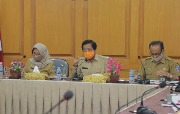 Wagub Abdul Fatah Pimpin Rapat Pembahasan Rekomendasi Birokrasi 2019